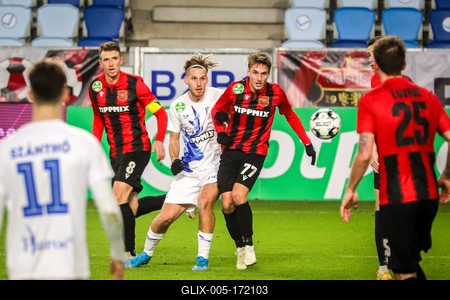 Honvéd FC-ZTE (2-2)-stock-foto