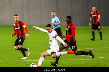 Honvéd FC-ZTE (2-2)-stock-foto