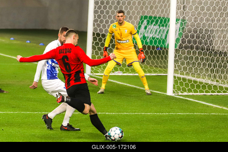 Honvéd FC-ZTE (2-2)-stock-foto