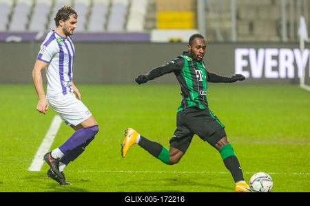 Újpest FC - Ferencváros TC match played in the 19th round of the OTP Bank League-stock-foto