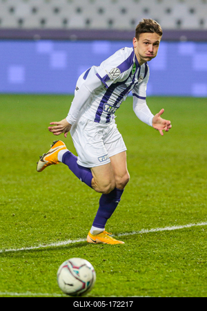 Újpest FC - Ferencváros TC match played in the 19th round of the OTP Bank League-stock-foto