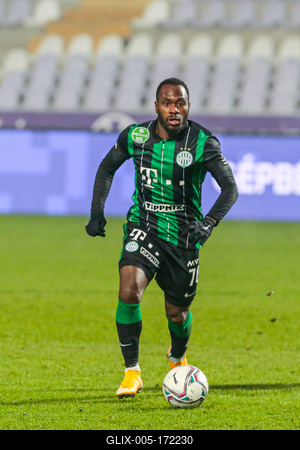 Újpest FC - Ferencváros TC match played in the 19th round of the OTP Bank League-stock-foto