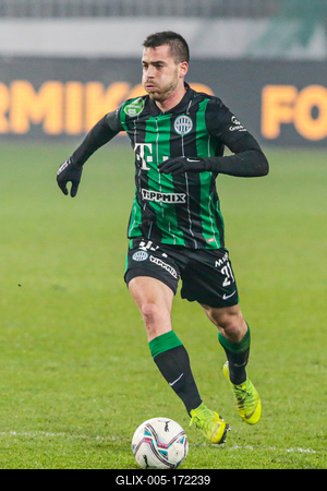 Újpest FC - Ferencváros TC match played in the 19th round of the OTP Bank League-stock-foto