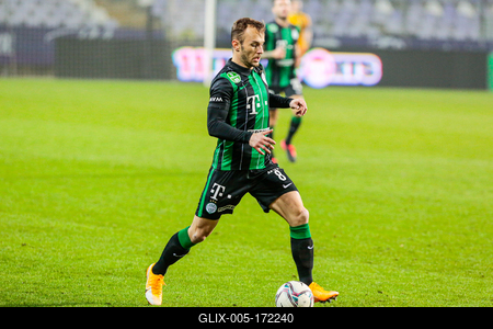 Újpest FC - Ferencváros TC match played in the 19th round of the OTP Bank League-stock-foto