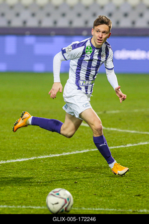 Újpest FC - Ferencváros TC match played in the 19th round of the OTP Bank League-stock-foto