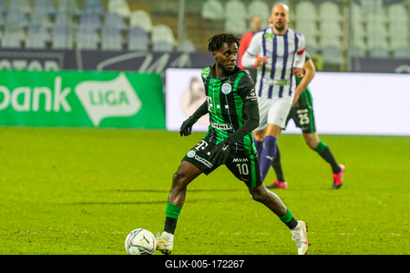 Újpest FC - Ferencváros TC match played in the 19th round of the OTP Bank League-stock-foto