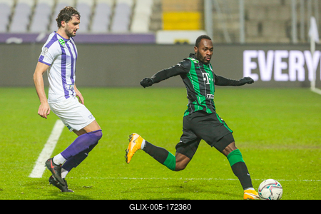 Újpest FC - Ferencváros TC match played in the 19th round of the OTP Bank League-stock-foto