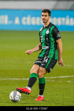 Újpest FC - Ferencváros TC match played in the 19th round of the OTP Bank League-stock-foto
