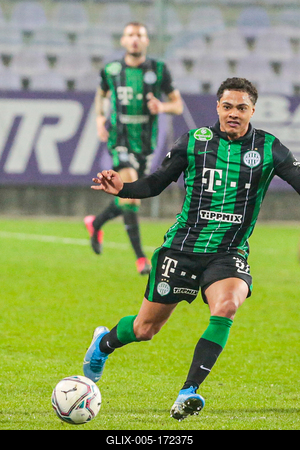 Újpest FC - Ferencváros TC match played in the 19th round of the OTP Bank League-stock-foto