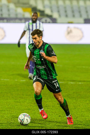 Újpest FC - Ferencváros TC match played in the 19th round of the OTP Bank League-stock-foto