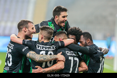 Újpest FC - Ferencváros TC match played in the 19th round of the OTP Bank League-stock-foto
