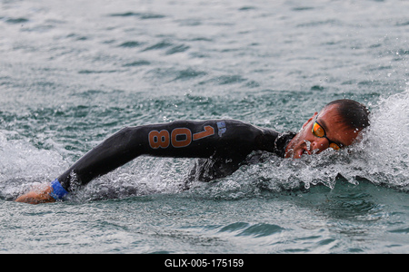 LEN European Aquatics Championships / SWIM-OPEN WATER-MEN-5KM-stock-foto
