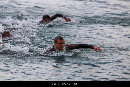 LEN European Aquatics Championships / SWIM-OPEN WATER-MEN-5KM-stock-foto