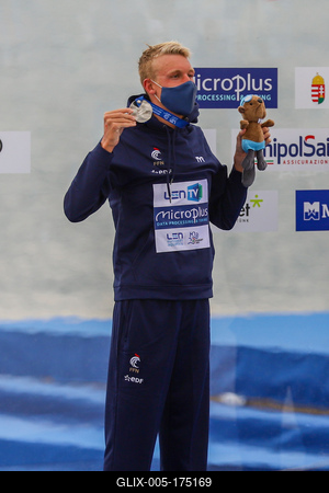 LEN European Aquatics Championships / SWIM-OPEN WATER-MEN-5KM-stock-foto