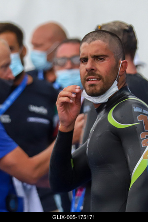 LEN European Aquatics Championships / SWIM-OPEN WATER-MEN-5KM-stock-foto