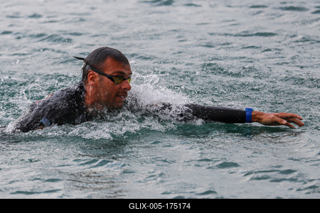 LEN European Aquatics Championships / SWIM-OPEN WATER-MEN-5KM-stock-foto