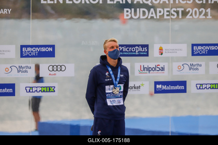 LEN European Aquatics Championships / SWIM-OPEN WATER-MEN-5KM-stock-foto
