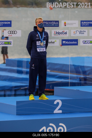 LEN European Aquatics Championships / SWIM-OPEN WATER-MEN-5KM-stock-foto