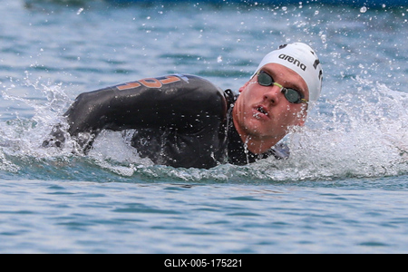 LEN European Aquatics Championships / SWIM-OPEN WATER-MEN-5KM-stock-foto