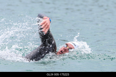 LEN European Aquatics Championships / SWIM-OPEN WATER-MEN-5KM-stock-foto