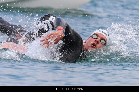 LEN European Aquatics Championships / SWIM-OPEN WATER-MEN-5KM-stock-foto