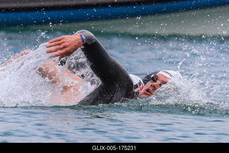 LEN European Aquatics Championships / SWIM-OPEN WATER-MEN-5KM-stock-foto