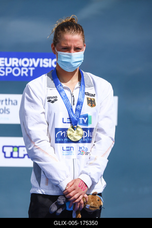 LEN European Aquatics Championships - SWIM-OPEN WATER 25KM - Woman-stock-foto