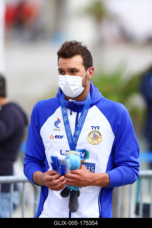 LEN European Aquatics Championships - SWIM-OPEN WATER 25KM MAN-stock-foto