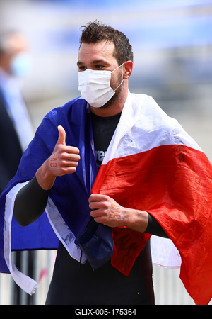 LEN European Aquatics Championships - SWIM-OPEN WATER 25KM MAN-stock-foto