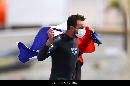 LEN European Aquatics Championships - SWIM-OPEN WATER 25KM MAN-stock-foto