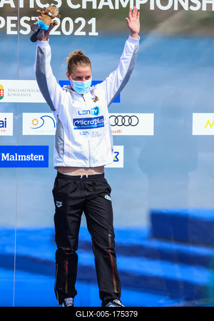 LEN European Aquatics Championships - SWIM-OPEN WATER 25KM - Woman-stock-foto