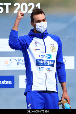 LEN European Aquatics Championships - SWIM-OPEN WATER 25KM MAN-stock-foto