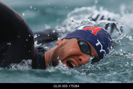 LEN European Aquatics Championships - SWIM-OPEN WATER 25KM MAN-stock-foto