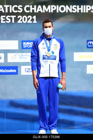 LEN European Aquatics Championships - SWIM-OPEN WATER 25KM MAN-stock-foto
