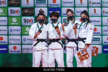 World Judo Championships Hungary 2021 - Day 2 Final Serie-stock-foto