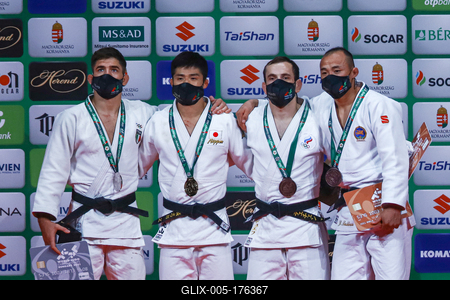 World Judo Championships Hungary 2021 - Day 2 Final Serie-stock-foto