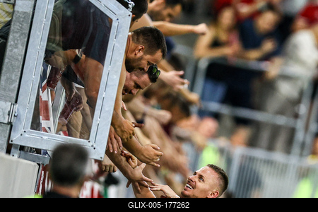 Football NB I - Budapest Honvéd-Debreceni VSC-stock-foto