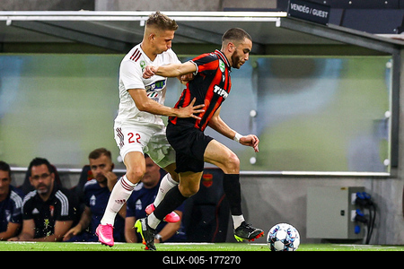 Football NB I - Budapest Honvéd-Debreceni VSC-stock-foto