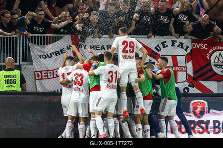 Football NB I - Budapest Honvéd-Debreceni VSC-stock-foto