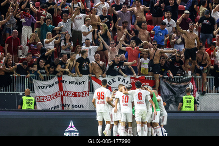 Football NB I - Budapest Honvéd-Debreceni VSC-stock-foto