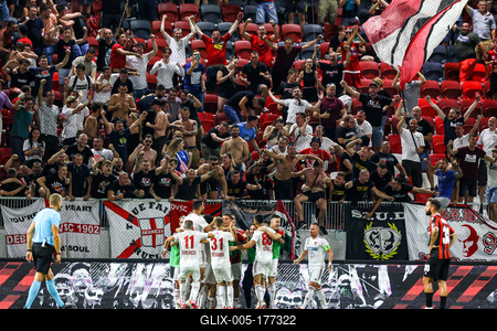 Football NB I - Budapest Honvéd-Debreceni VSC-stock-foto