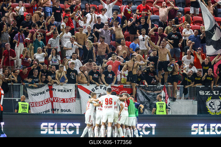Football NB I - Budapest Honvéd-Debreceni VSC-stock-foto
