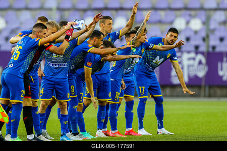 Football NB I - Újpest FC - Puskás Akadémia-stock-foto