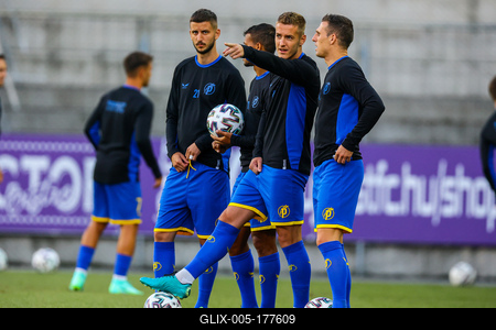 Football NB I - Újpest FC - Puskás Akadémia-stock-foto