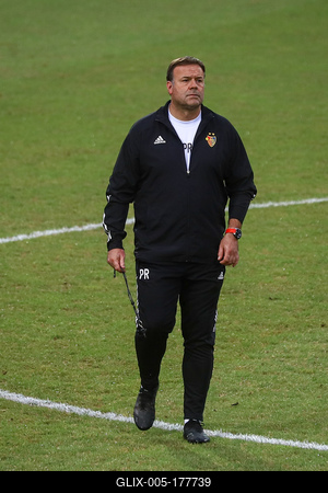 Football Conference League - FC Basel training before the match against Újpest FC-stock-foto