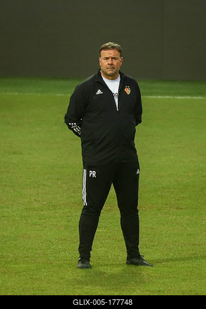 Football Conference League - FC Basel training before the match against Újpest FC-stock-foto