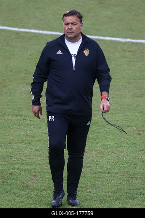 Football Conference League - FC Basel training before the match against Újpest FC-stock-foto