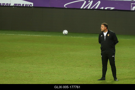Football Conference League - FC Basel training before the match against Újpest FC-stock-foto