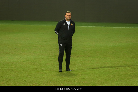 Football Conference League - FC Basel training before the match against Újpest FC-stock-foto