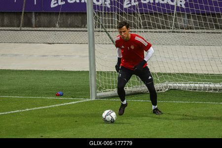 Football Conference League - FC Basel training before the match against Újpest FC-stock-foto
